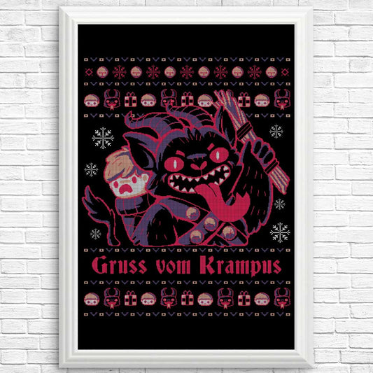 Gruss Vom Krampus - Posters & Prints