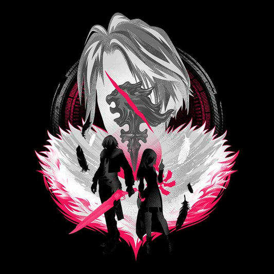 Gunblade Silhouette - Shower Curtain