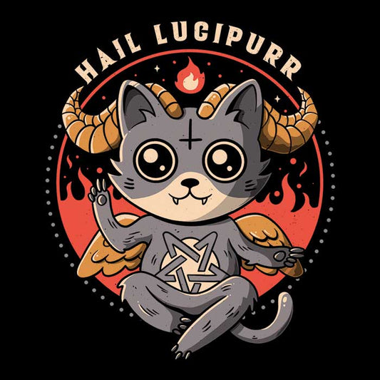 Hail Lucipurr - Canvas Print