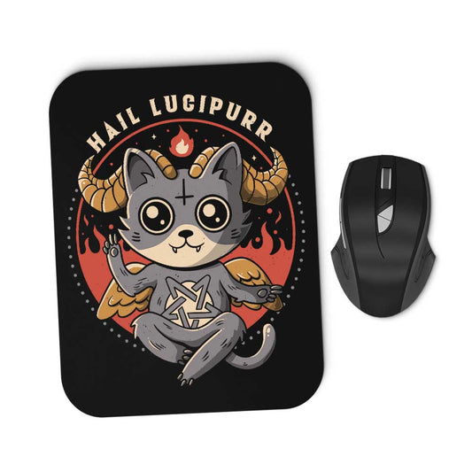 Hail Lucipurr - Mousepad