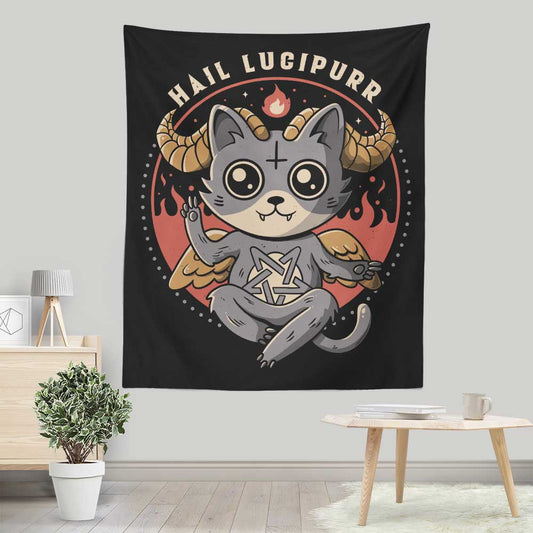 Hail Lucipurr - Wall Tapestry