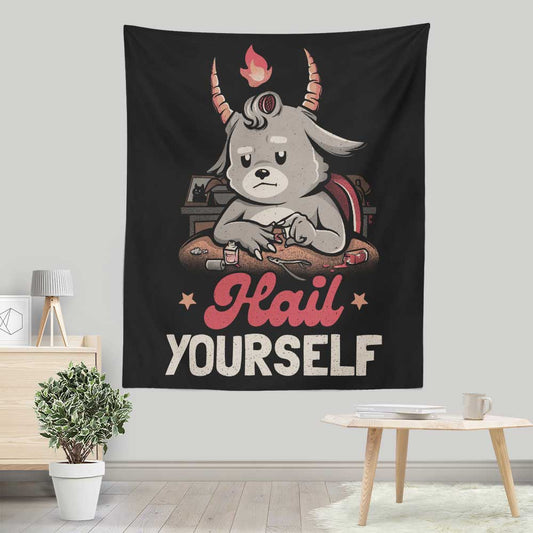 Hail Yourself - Wall Tapestry