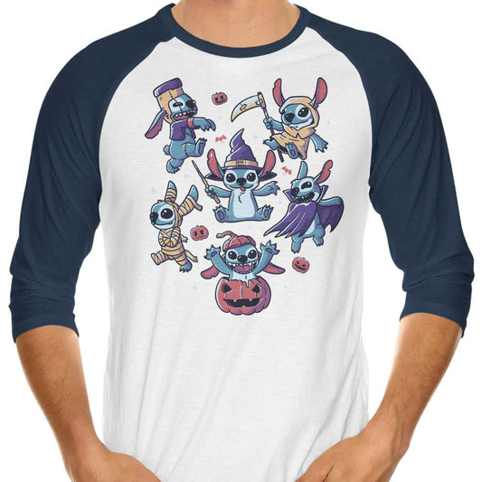 Halloween Experiments - 3/4 Sleeve Raglan T-Shirt