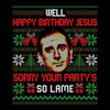 Happy Birthday Jesus - Canvas Print