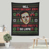 Happy Birthday Jesus - Wall Tapestry