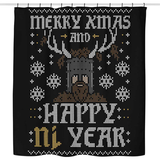 Happy Ni Year - Shower Curtain