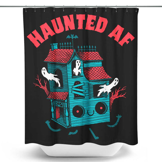 Haunted AF - Shower Curtain