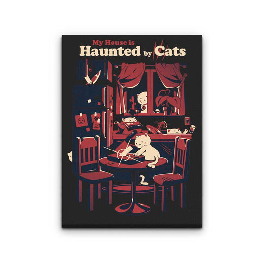 Haunted by Cats - Canvas Print