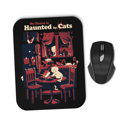 Haunted by Cats - Mousepad