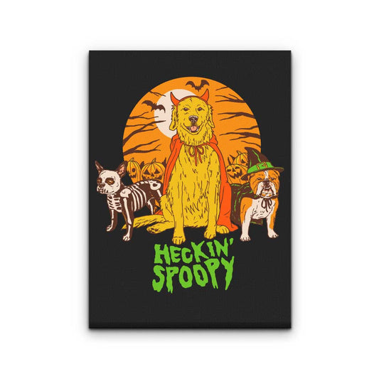 Heckin Spoopy - Canvas Print