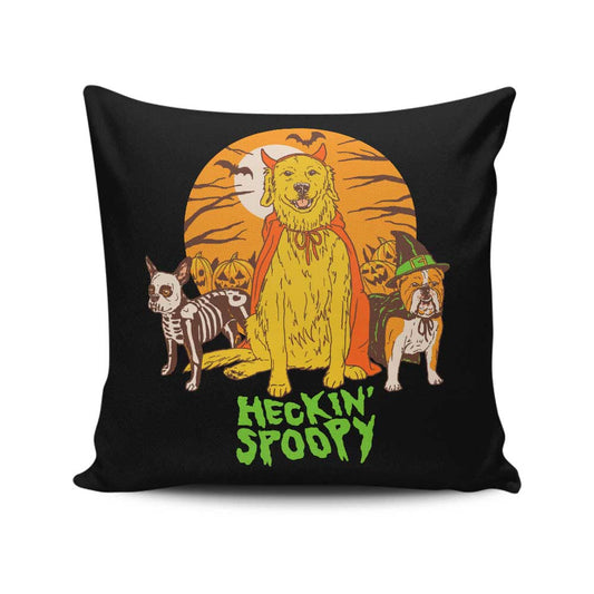 Heckin Spoopy - Throw Pillow
