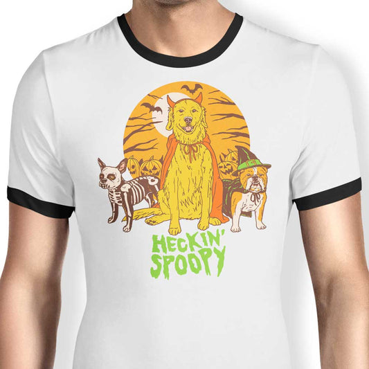 Heckin Spoopy - Ringer T-Shirt