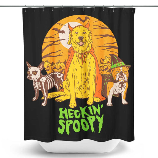 Heckin Spoopy - Shower Curtain