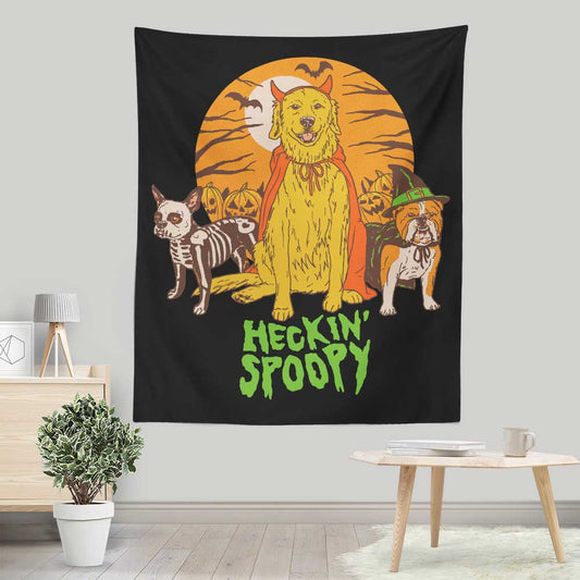 Heckin Spoopy - Wall Tapestry