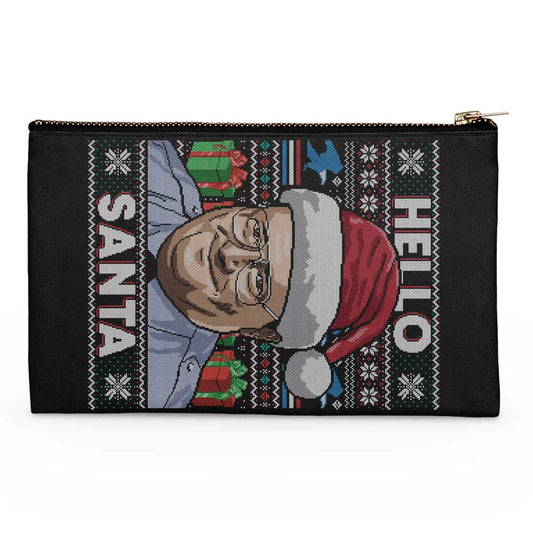 Hello Santa Sweater - Accessory Pouch