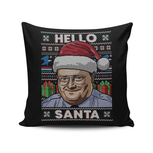 Hello Santa Sweater - Throw Pillow