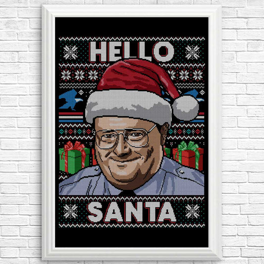 Hello Santa Sweater - Posters & Prints