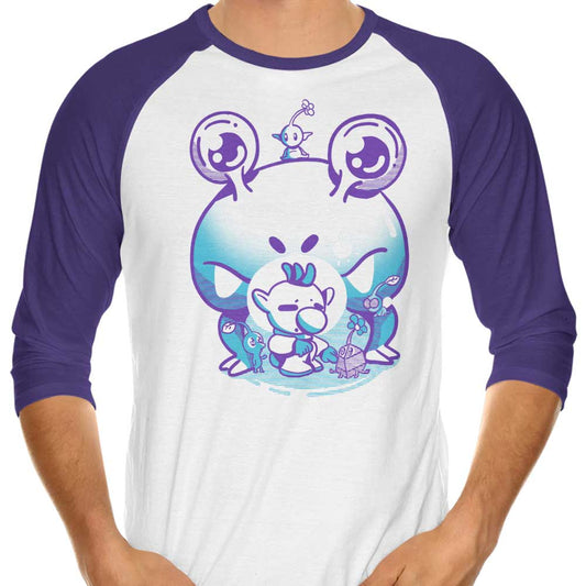 Hello to the Captain - 3/4 Sleeve Raglan T-Shirt