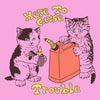 Here to Cause Trouble - Throw Pillow