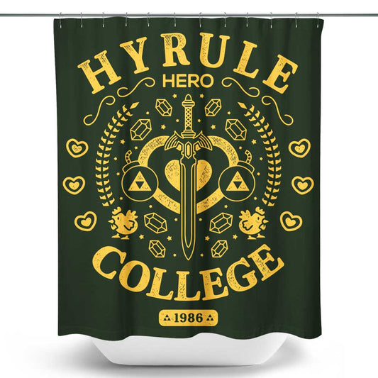 Hero College - Shower Curtain