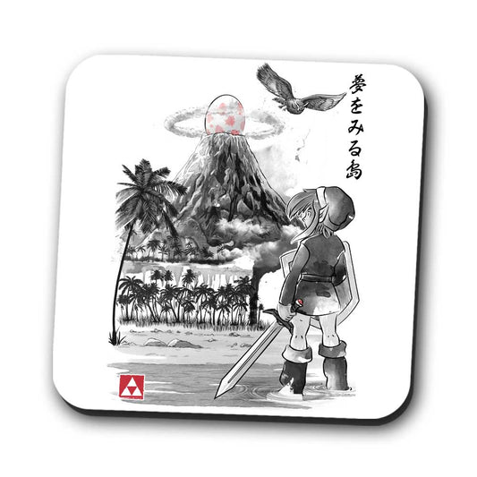 Hero's Awakening Sumi-e - Coasters