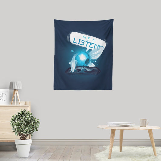 Hey Listen - Wall Tapestry