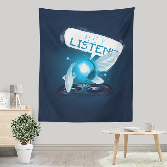 Hey Listen - Wall Tapestry