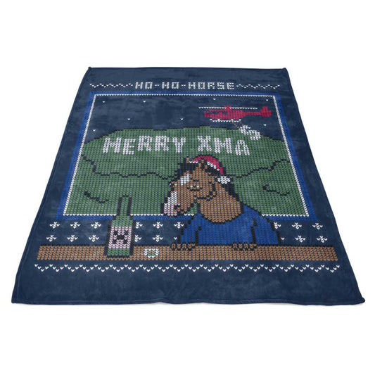 Ho Ho Horse - Fleece Blanket