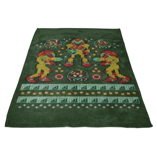 Holiday on Zebes - Fleece Blanket