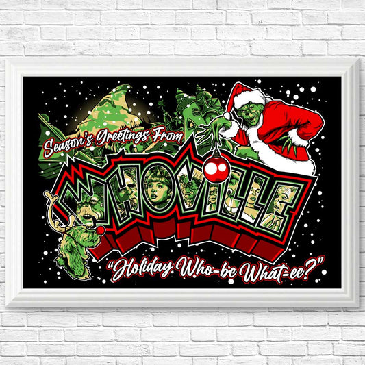 Holiday Who-be What-ee? - Posters & Prints