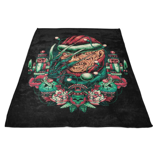 Holidays at Elm Street - Fleece Blanket