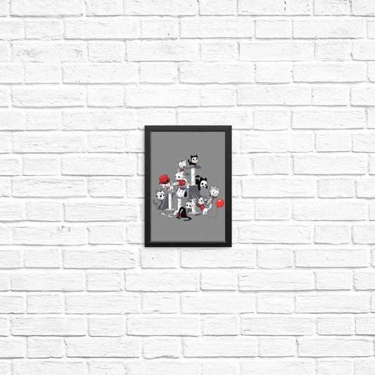 Horror Cats - Posters & Prints