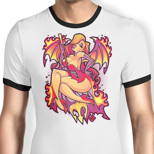 Hot as Hell - Ringer T-Shirt