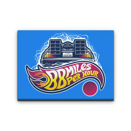 Hot Wheels to the Future - Canvas Print