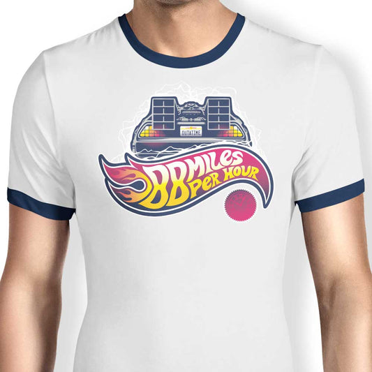Hot Wheels to the Future - Ringer T-Shirt