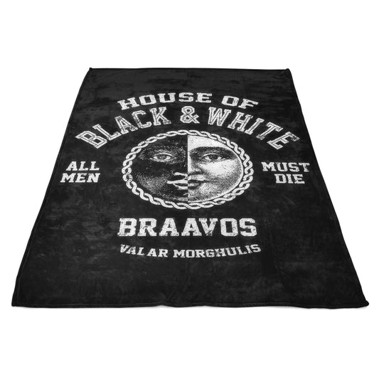 House of Black and White - Fleece Blanket