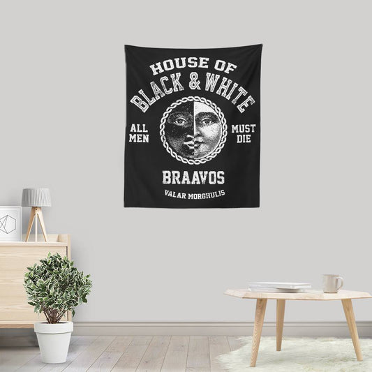 House of Black and White - Wall Tapestry