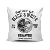 House of Black and White (Alt) - Throw Pillow