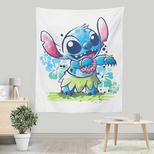 Hula Dance Experiment - Wall Tapestry