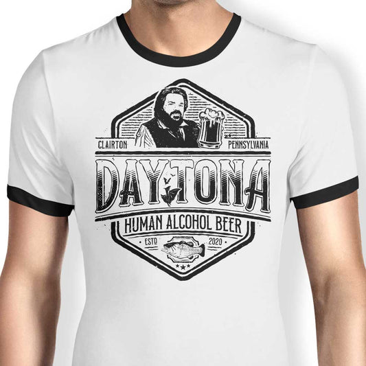 Human Alcohol Beer - Ringer T-Shirt