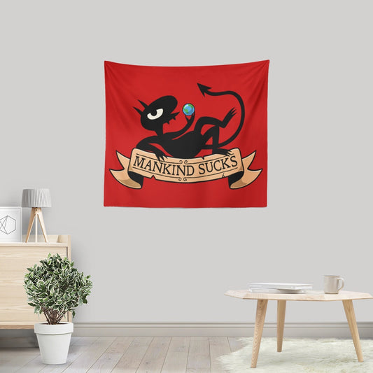 Humanity Sucks - Wall Tapestry