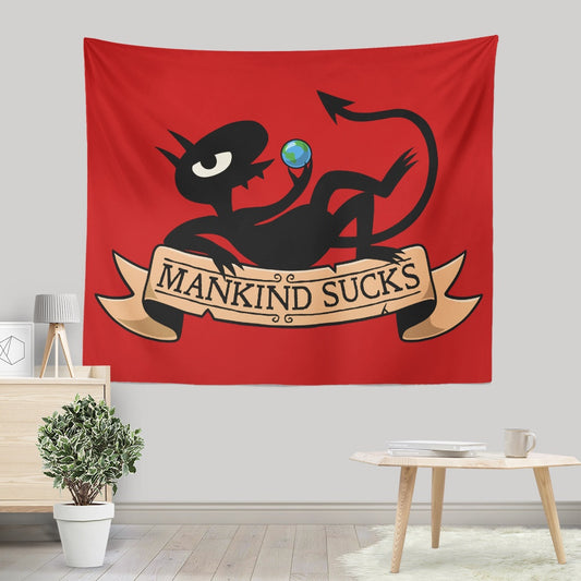 Humanity Sucks - Wall Tapestry