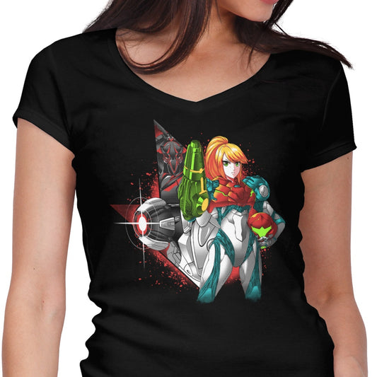 Hunter at Night - Women's V-Neck