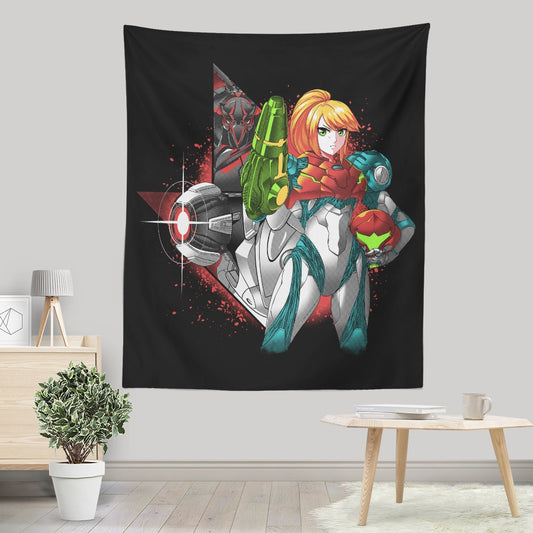 Hunter at Night - Wall Tapestry