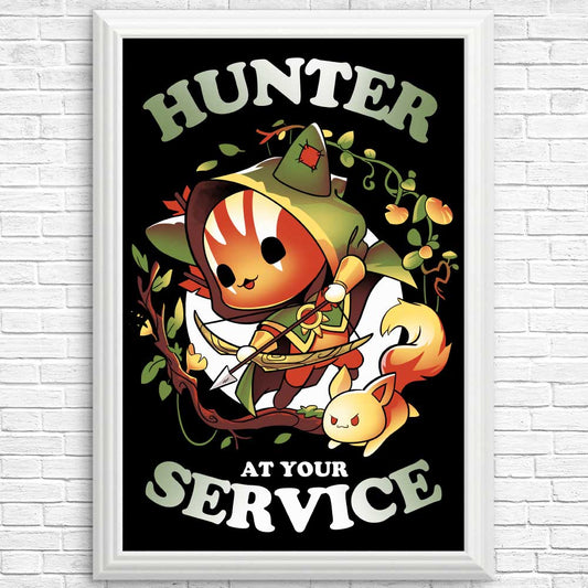 Hunter at Your Service - Posters & Prints