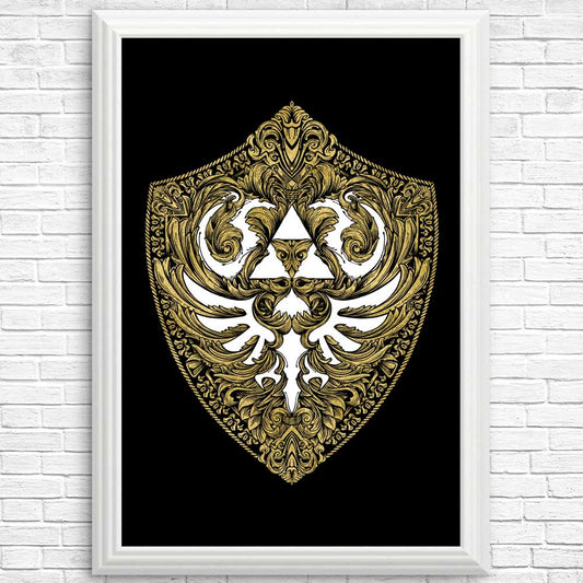 Hylian Victoriana (Gold) - Posters & Prints