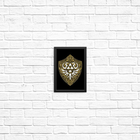 Hylian Victoriana (Gold) - Posters & Prints