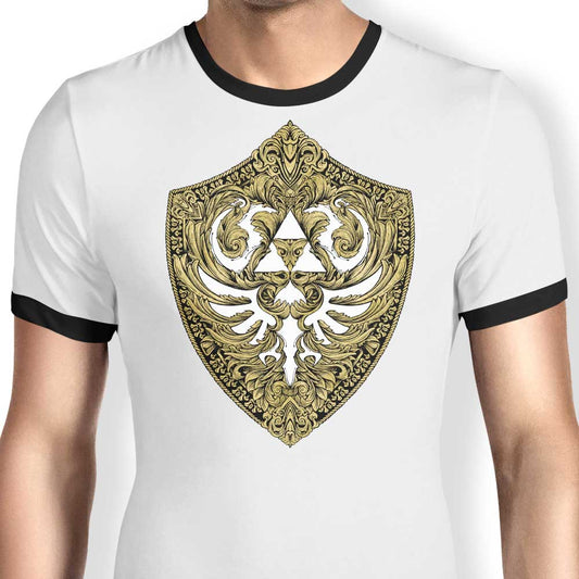 Hylian Victoriana (Gold) - Ringer T-Shirt