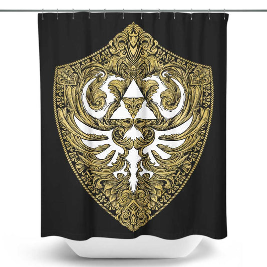 Hylian Victoriana (Gold) - Shower Curtain