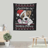 I Believe in Santa Paws - Wall Tapestry